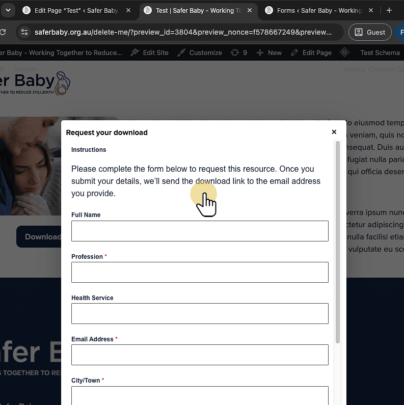 Form for Download