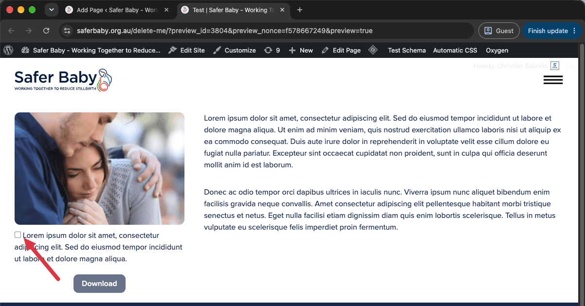 Preview the Component