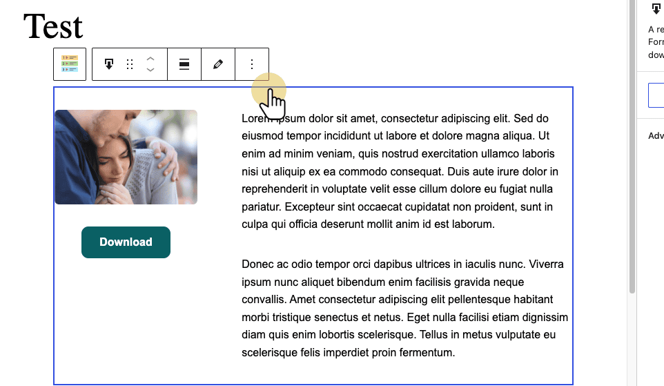 Copy Click the component