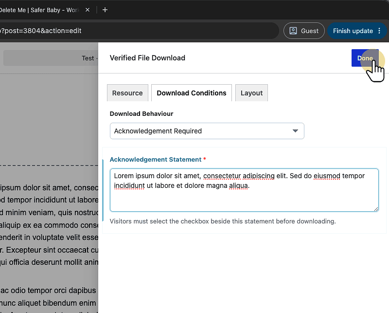 Click "Verified File Download"